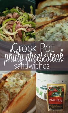 Philly Cheese Steak Crock Pot