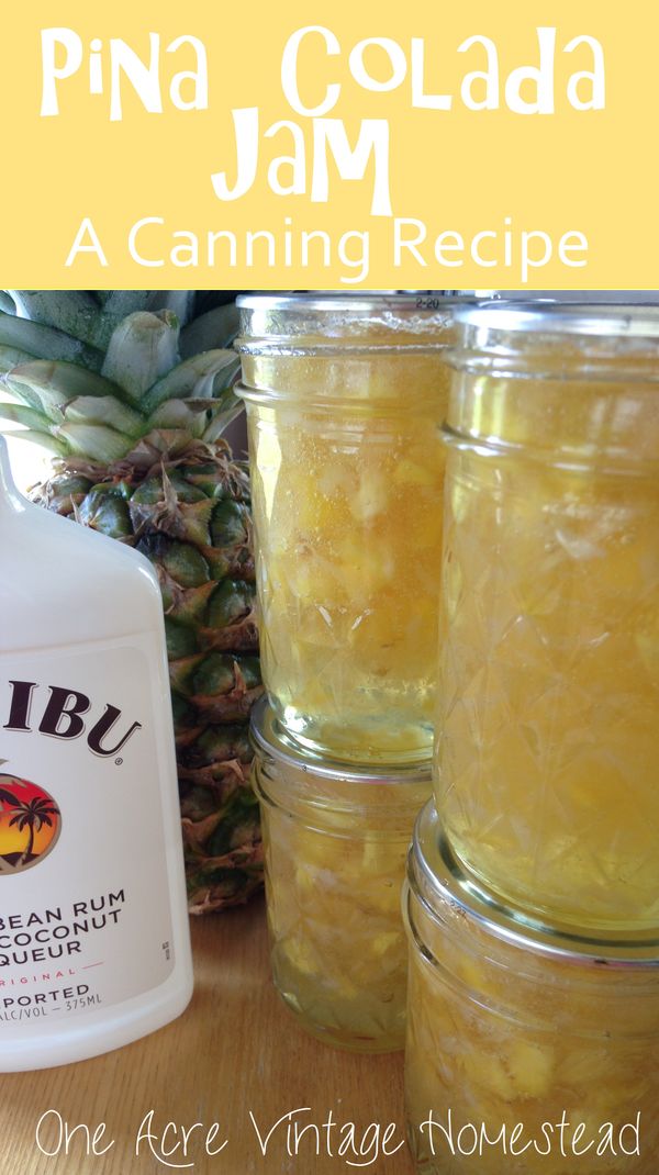 Pina Colada Jam: A Canning