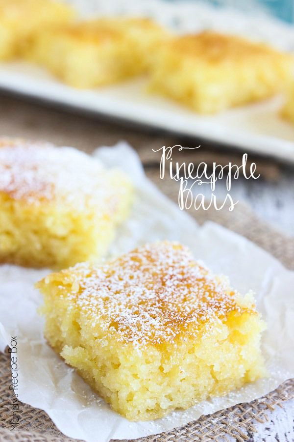 Pineapple Bars