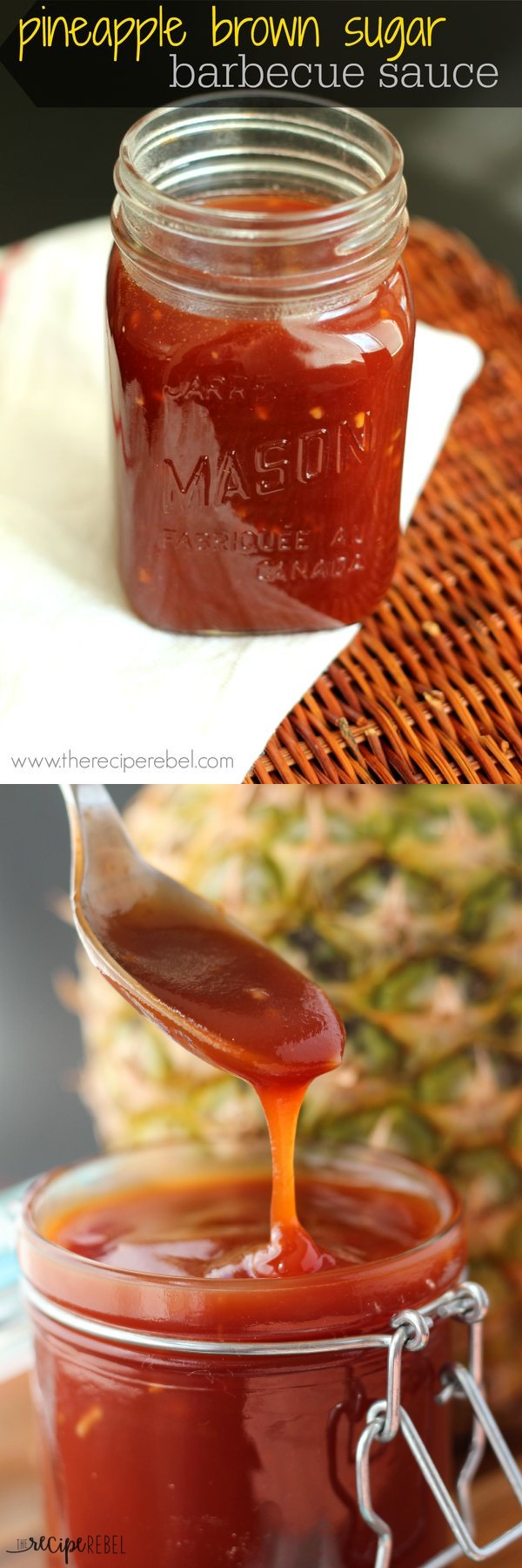 Pineapple Brown Sugar BBQ Sauce