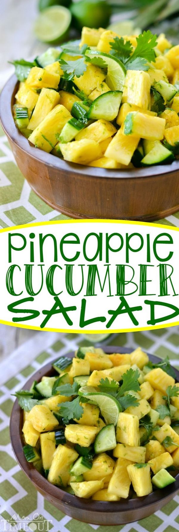 Pineapple Cucumber Lime Salad