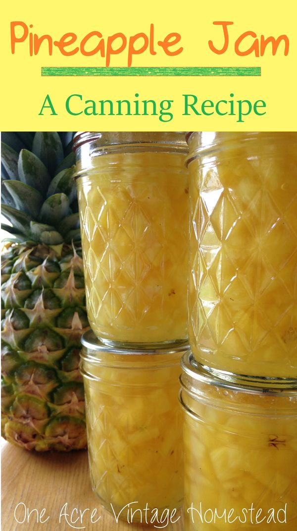 Pineapple Jam: A Canning