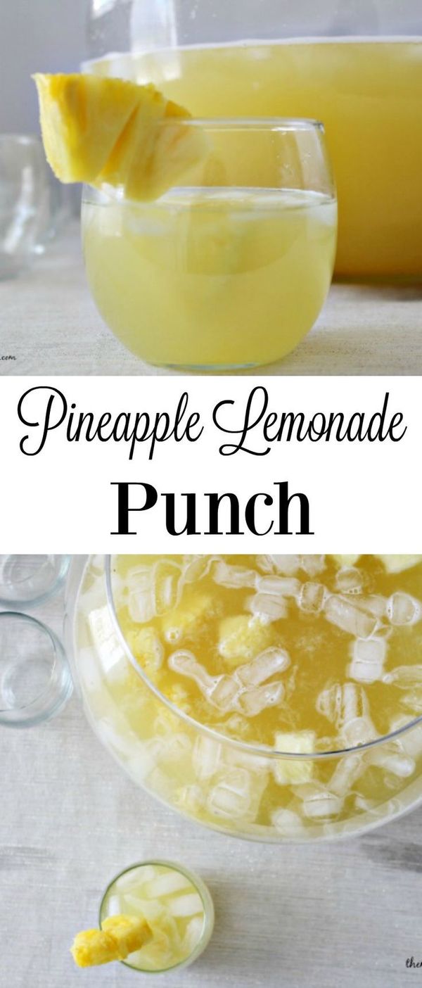 Pineapple Lemonade Punch