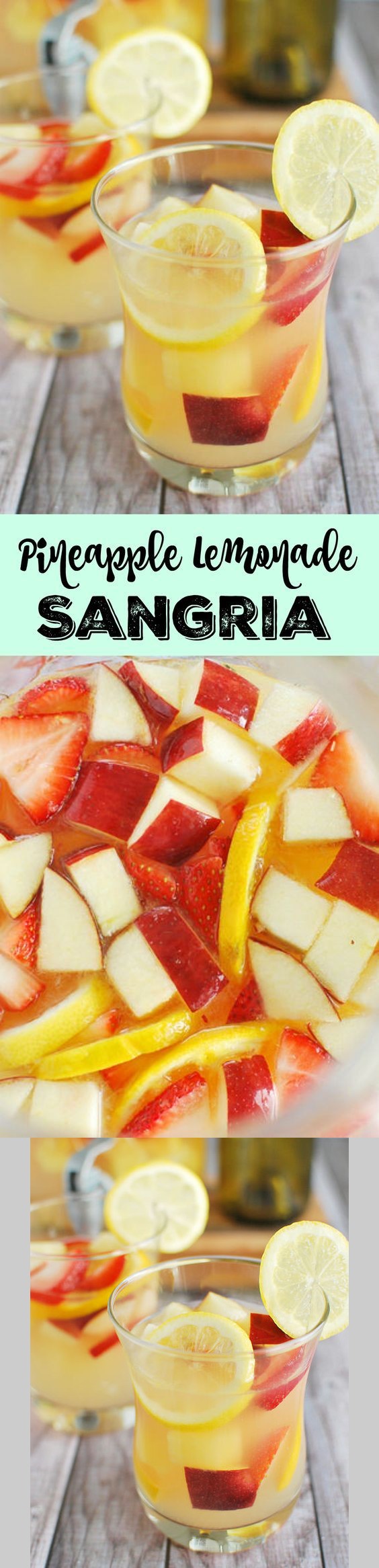 Pineapple Lemonade Sangria