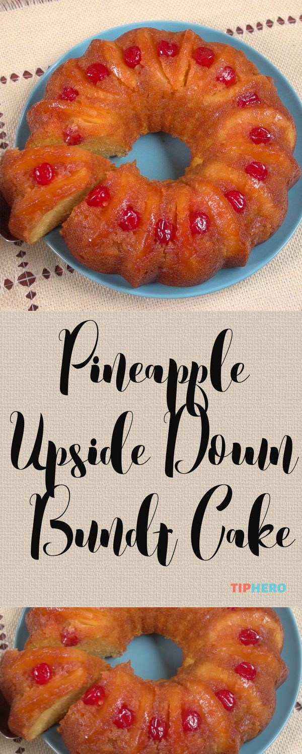 Pineapple upside down bundt cake