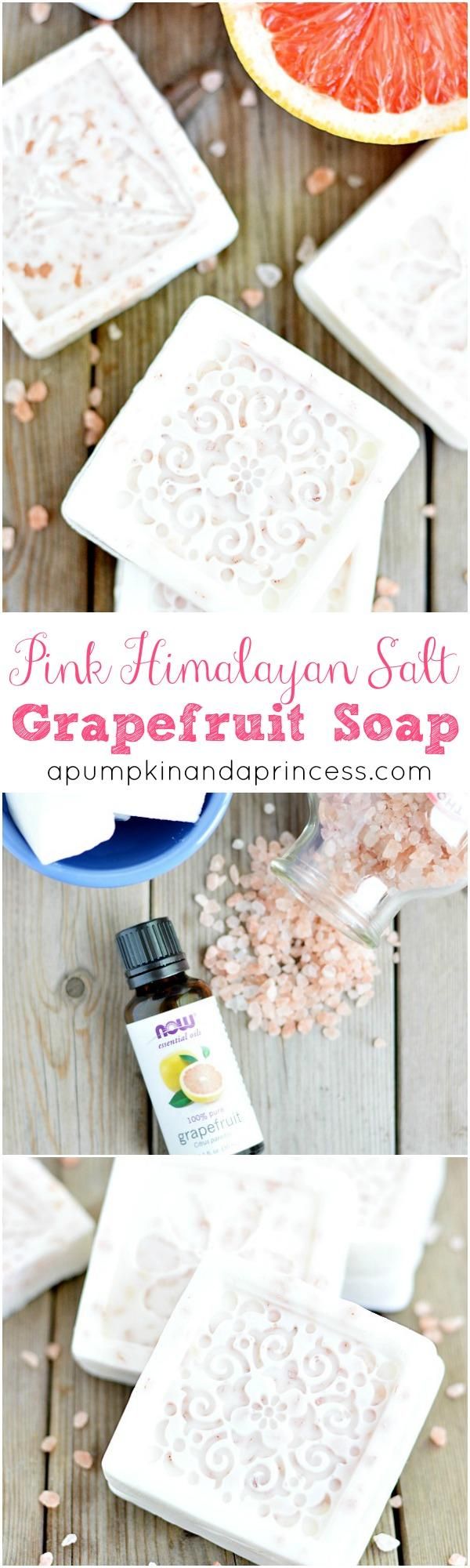 Pink Himalayan Salt Grapefruit Soap