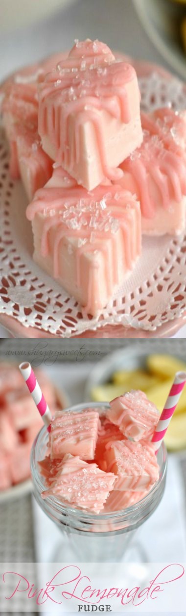 Pink Lemonade Fudge