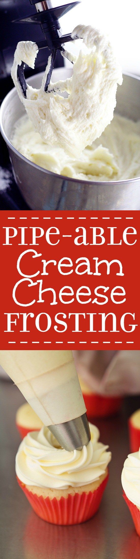 Pipeable Cream Cheese Frosting