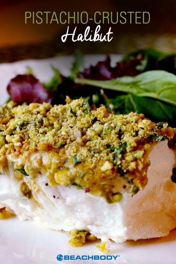 Pistachio-Crusted Halibut