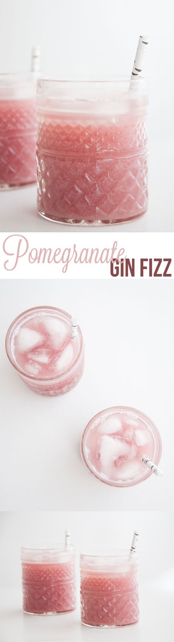 Pomegranate Gin Fizz