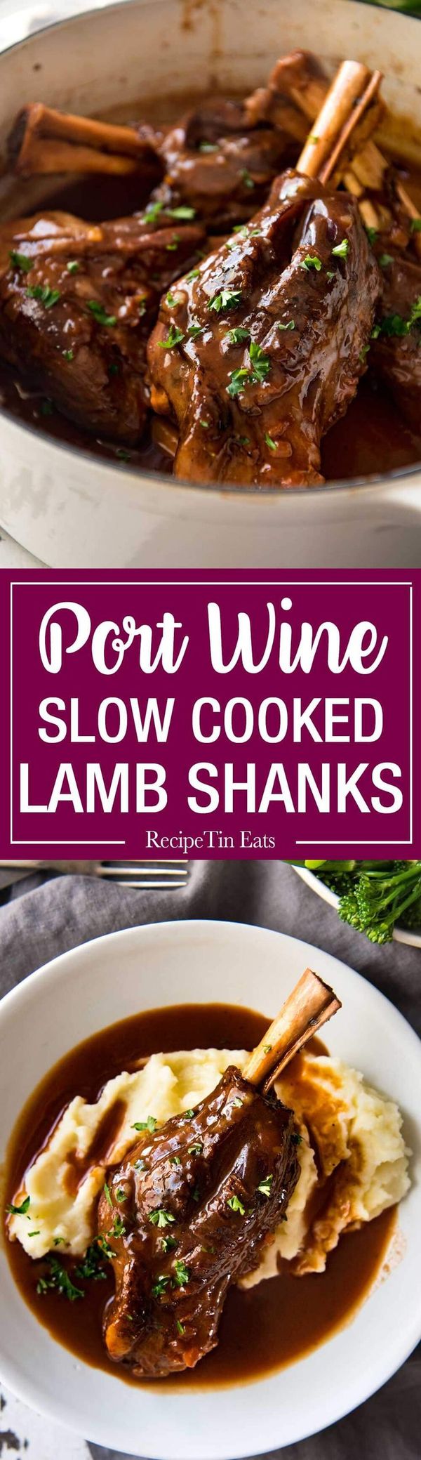 Port Braised Lamb Shanks