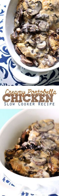 Portobella Chicken Slow Cooker