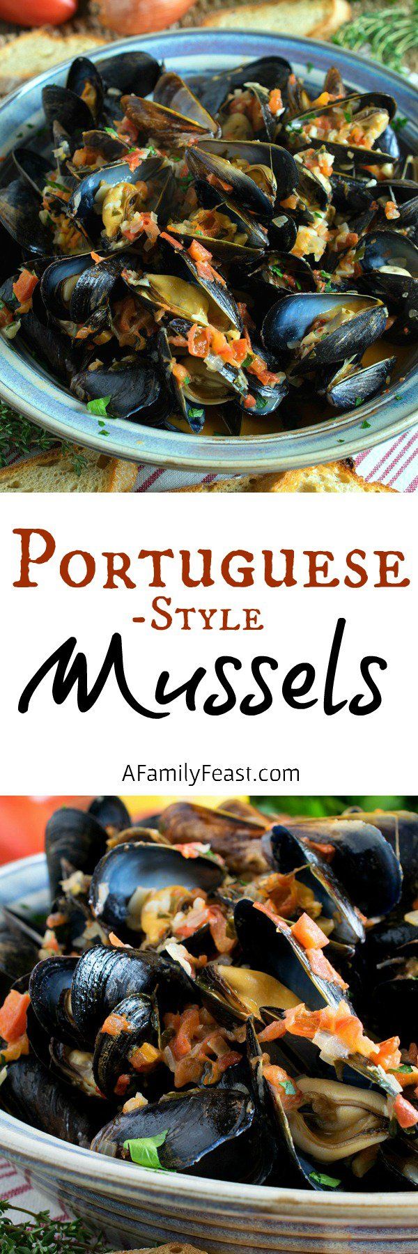 Portuguese-Style Mussels in Garlic Cream Sauce