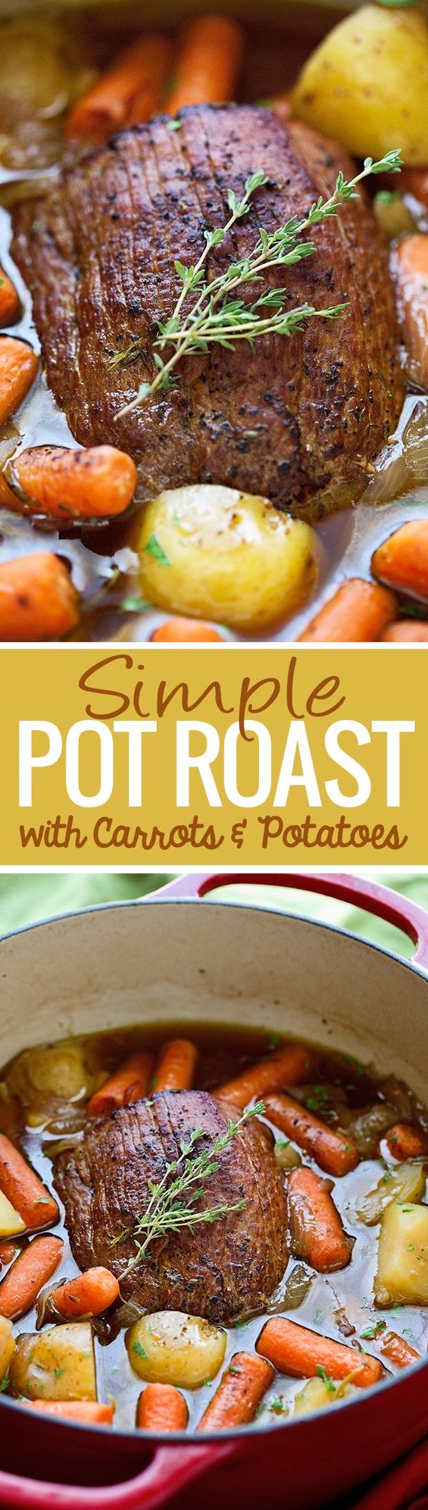 Pot Roast with Carrots and Potatoes