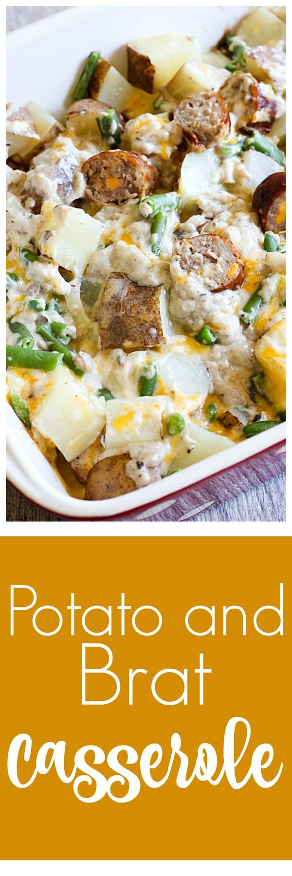 Potato and Brat Casserole