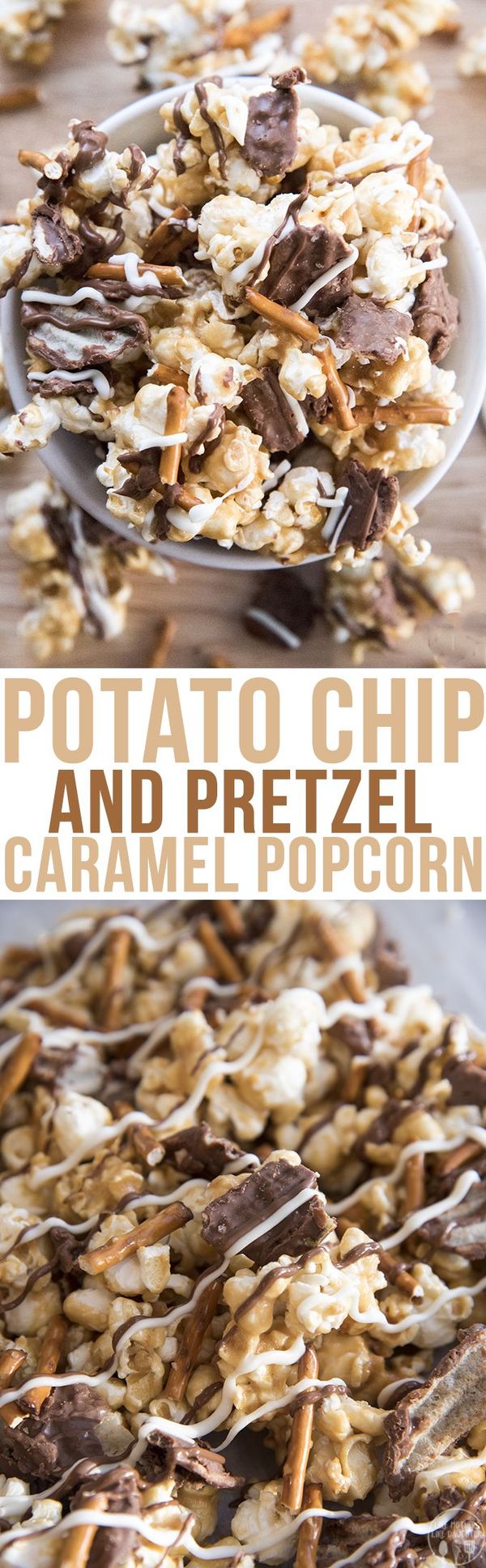 Potato Chip Caramel Popcorn