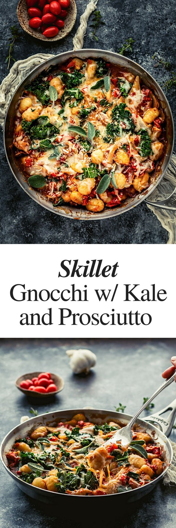 Potato Gnocchi Recipe with Prosciutto and Kale