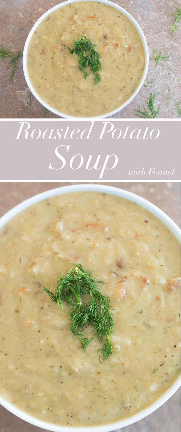 Potato Soup Recipe With Fennel (Vegan