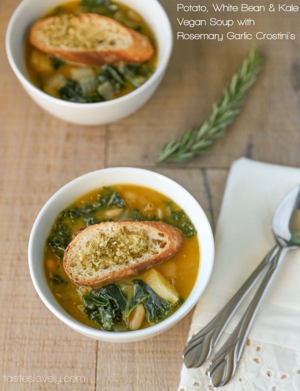 Potato, White Bean & Kale Vegan Soup