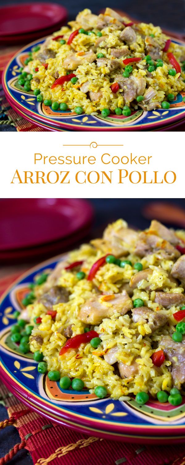 Pressure Cooker Arroz con Pollo