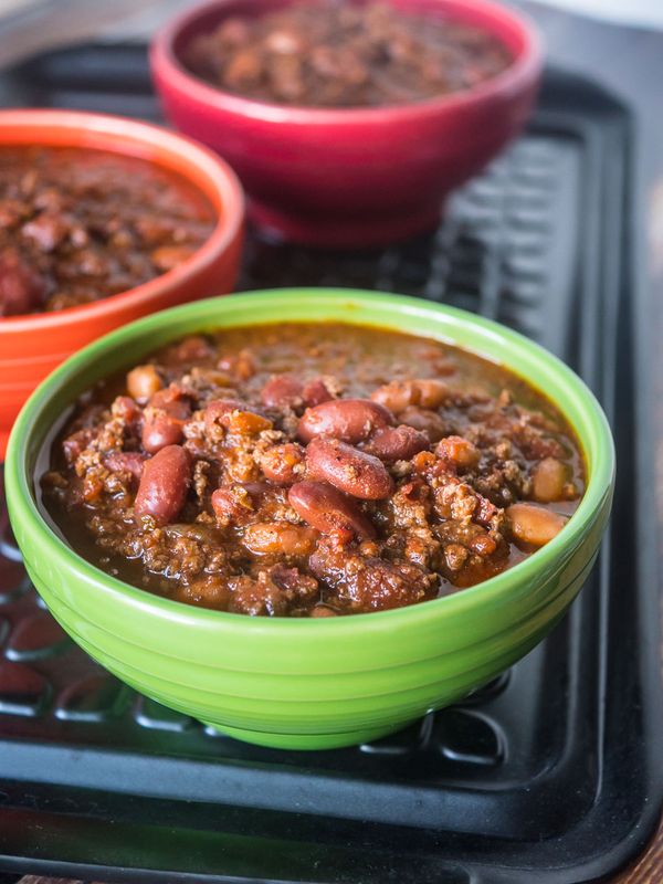 Pressure Cooker Quick Chili with Canned Beans