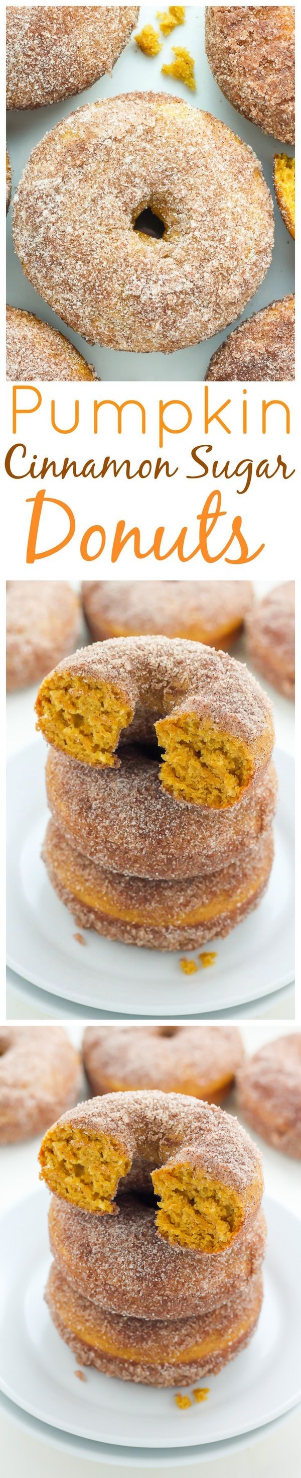 Pumpkin Cinnamon Sugar Donuts