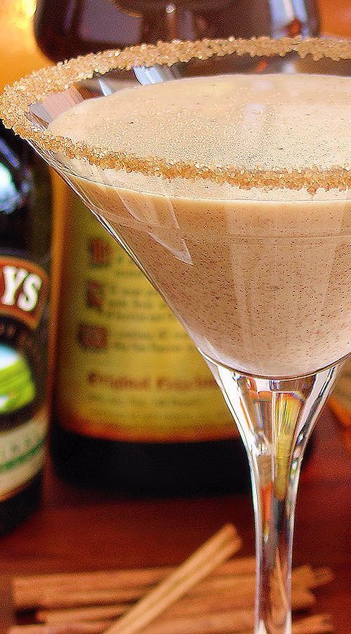 Pumpkin Pie Martini Cocktail - Best Ever