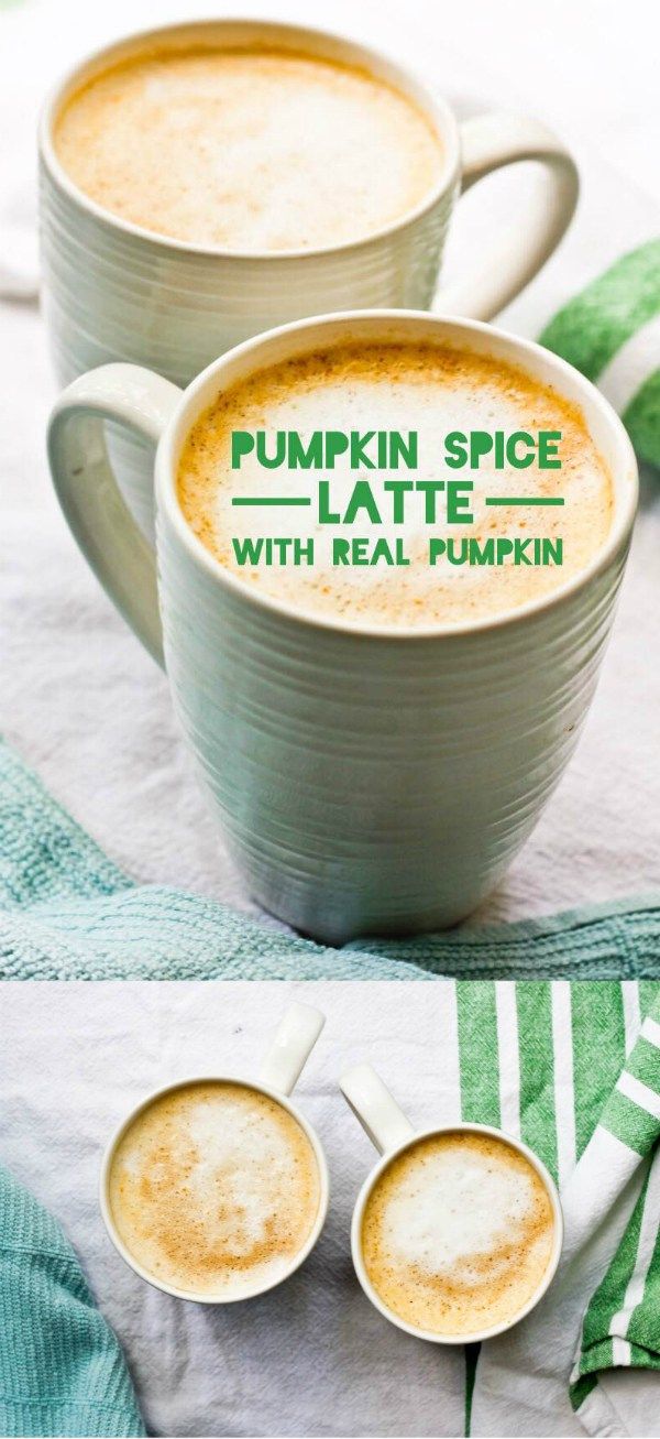 Pumpkin Spice Latte with Real Pumpkin