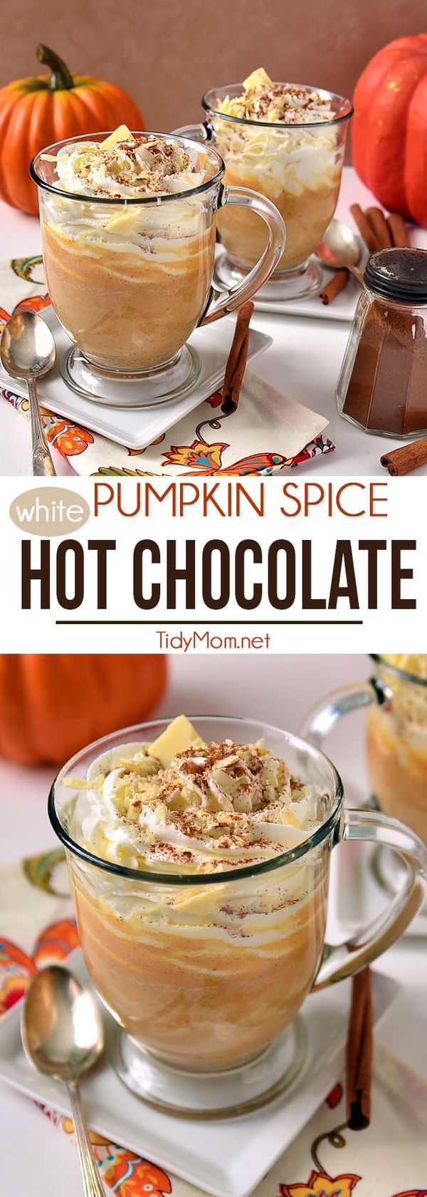 Pumpkin Spice White Hot Chocolate