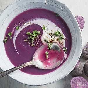 Purple Potato Soup