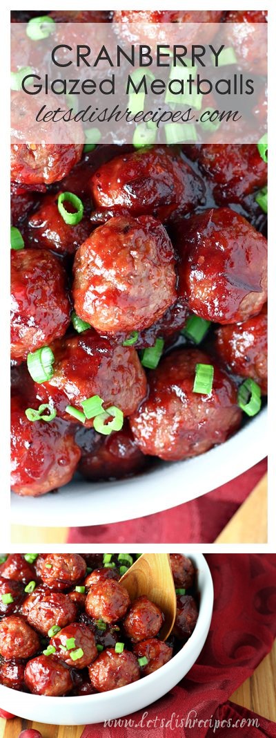 Quick Cranberry Glazed Meatballs