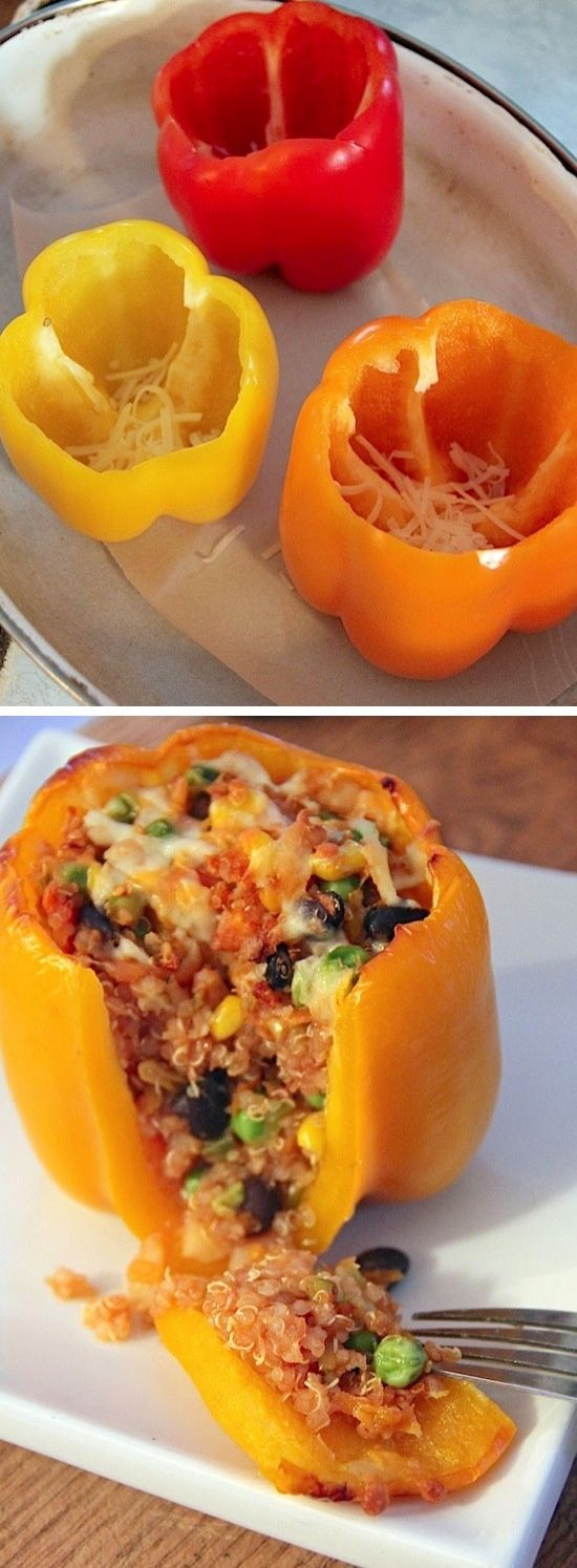 Quinoa and Vegetable Stuffed Peppers