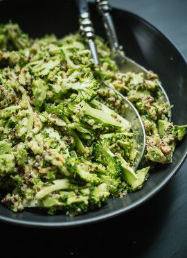 Quinoa Broccoli Slaw with Honey-Mustard Dressing