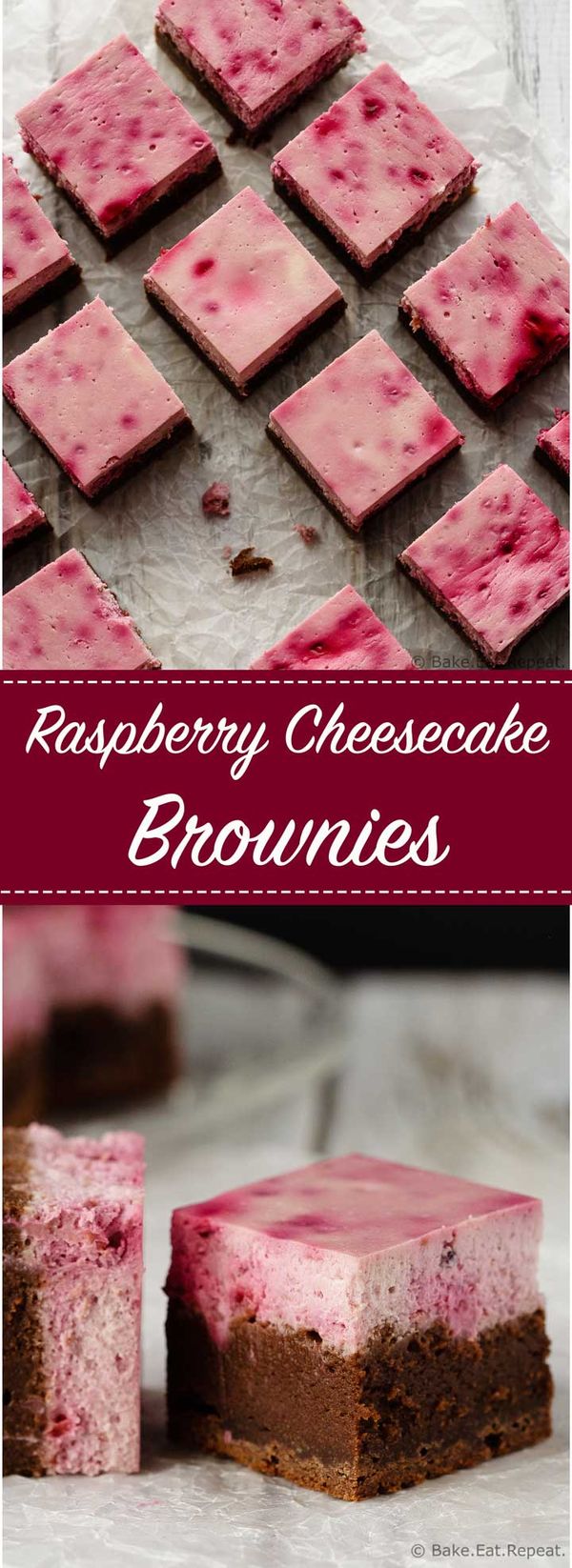 Raspberry Cheesecake Brownies