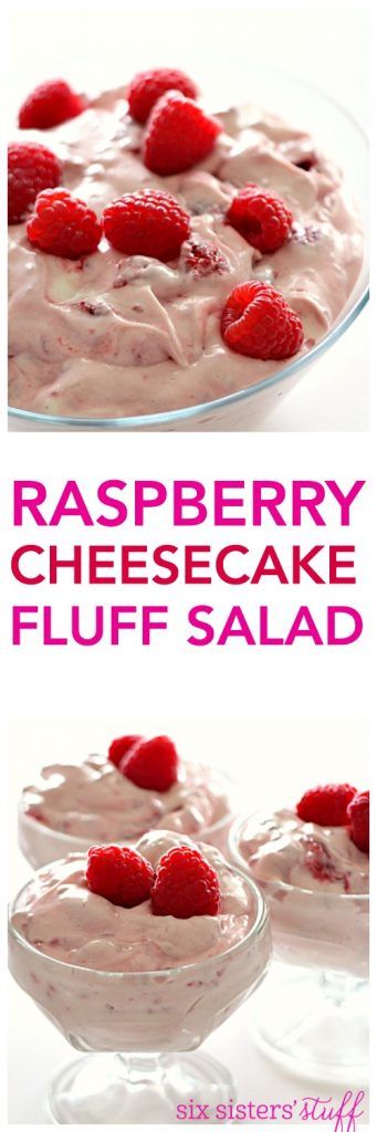 Raspberry Cheesecake Fluff Salad