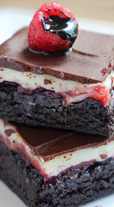 Raspberry Chocolate Brownies