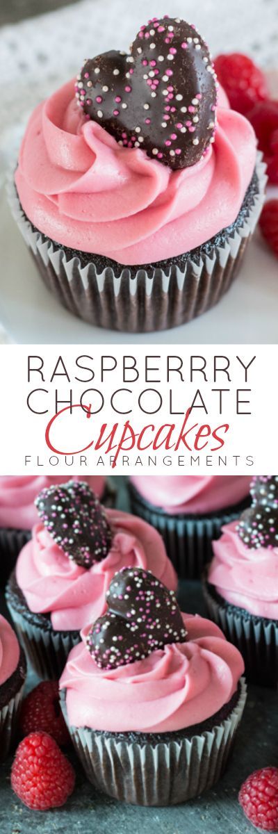 Raspberry Chocolate Cupcakes