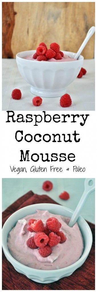 Raspberry Coconut Mousse