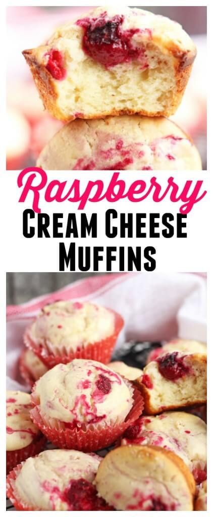 Raspberry Cream Cheese Muffins