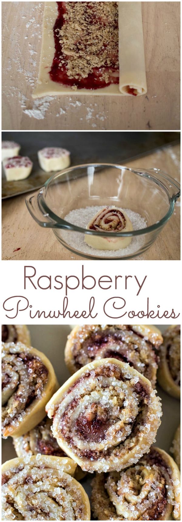 Raspberry Pinwheel Cookies