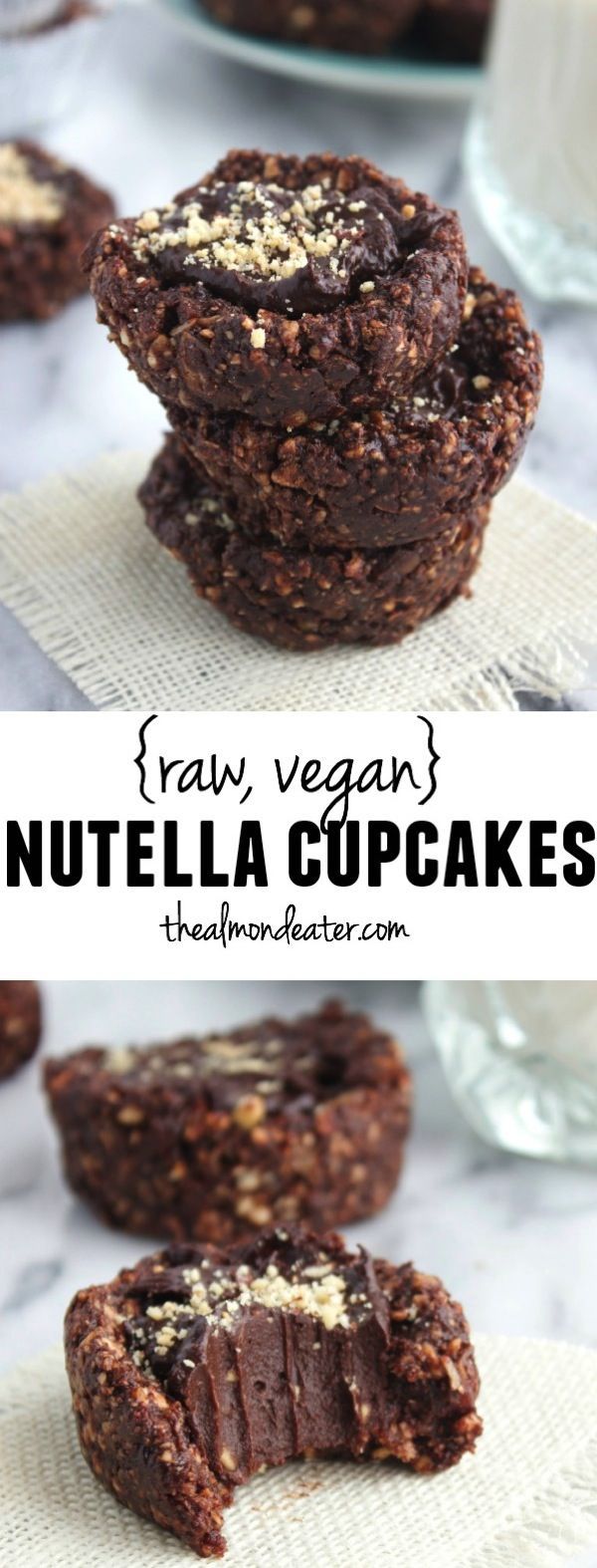 Raw Vegan Nutella Cupcakes