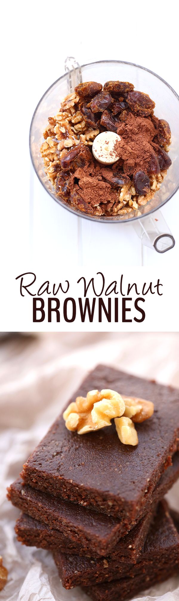 Raw Walnut Brownies