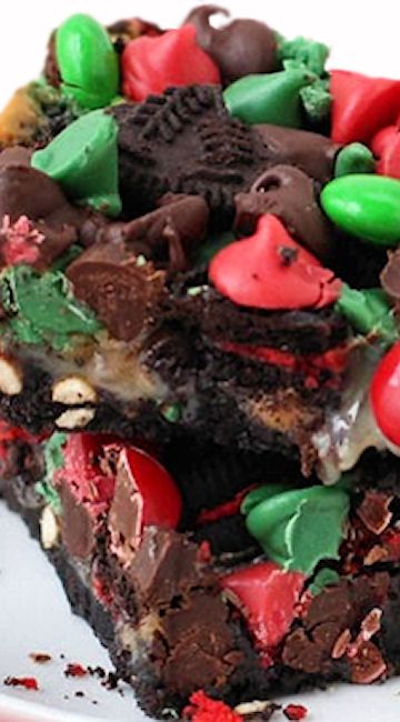 Red and Green Magic Bars - Last minute Christmas dessert