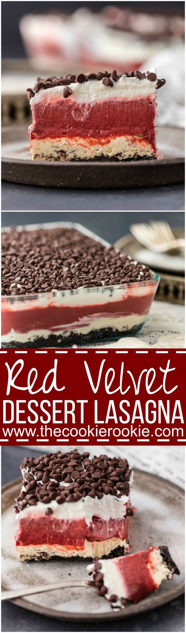 Red Velvet Dessert Lasagna