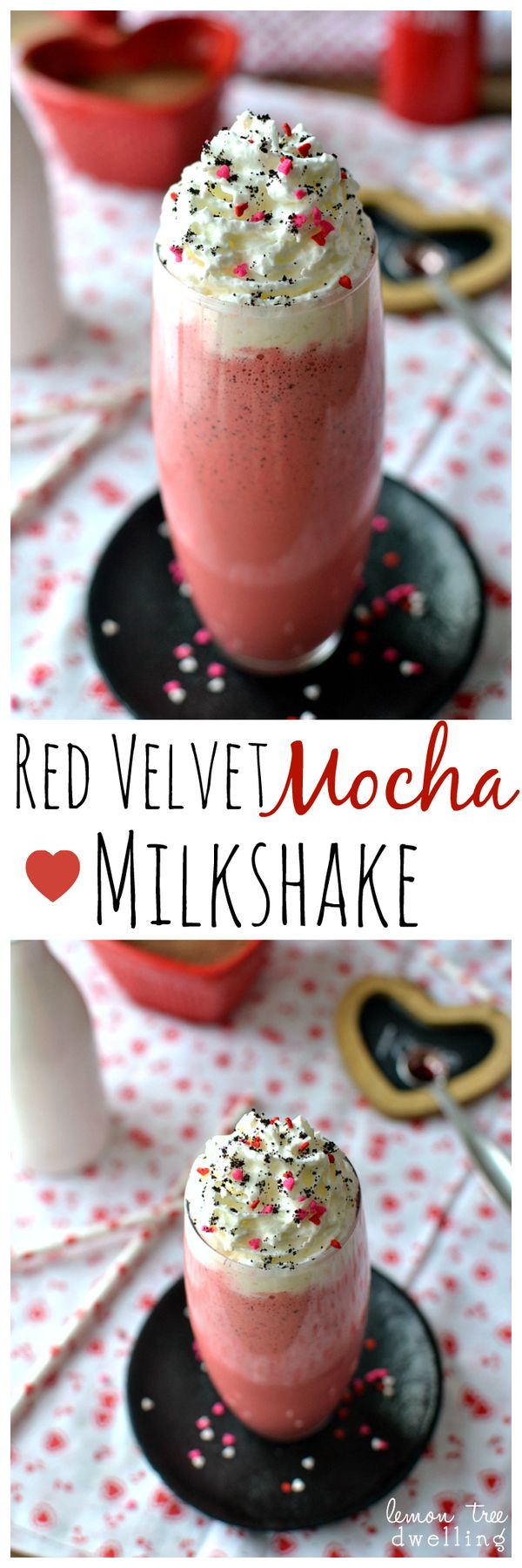 Red Velvet Mocha Milkshake