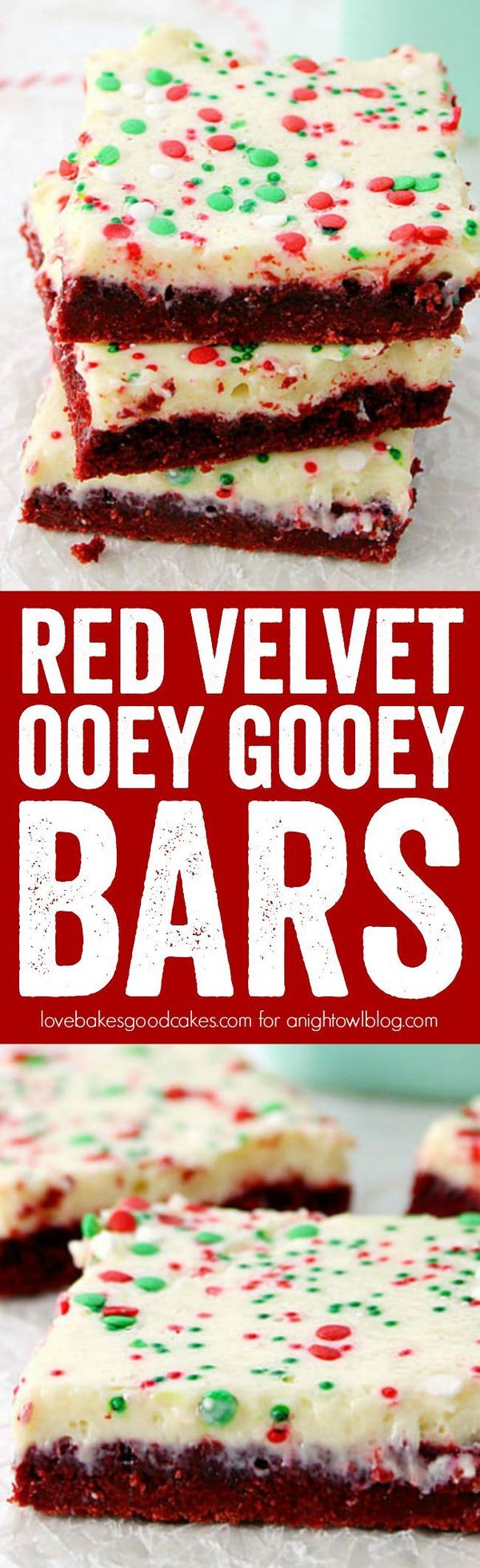 Red Velvet Ooey Gooey Bars