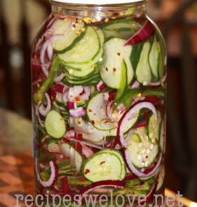 Refrigerator Cucumber Salad