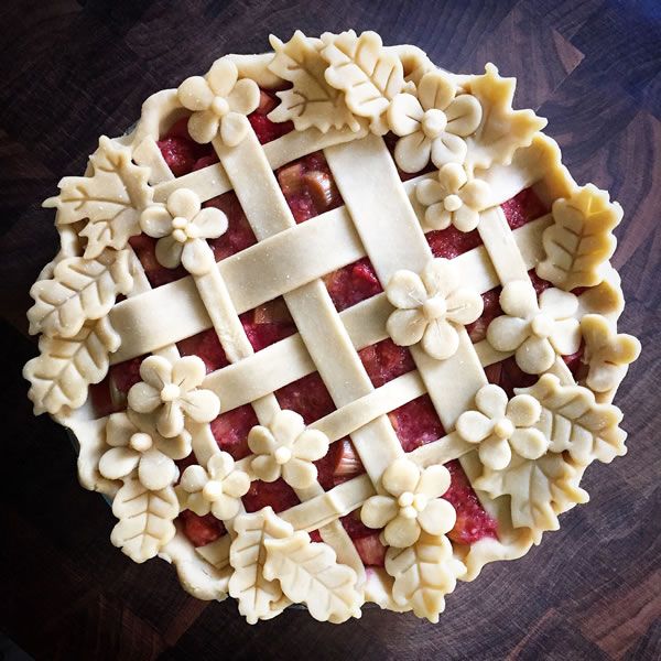 Rhubarb Custard Pie