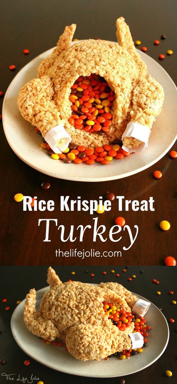 Rice Krispie Treat Turkey