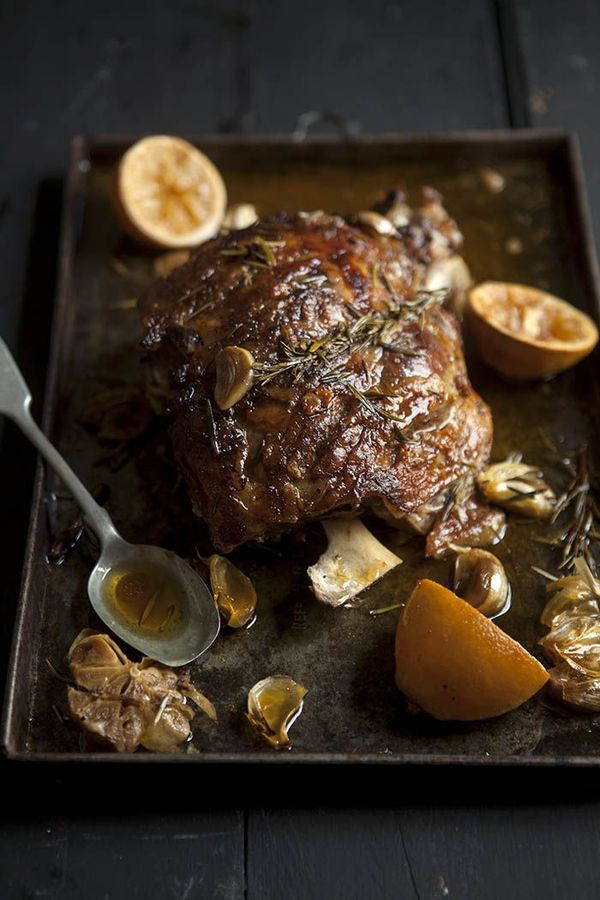 Roast leg of lamb with rosemary, garlic, harissa and lemon + easter feast + next food photography & styling workshop